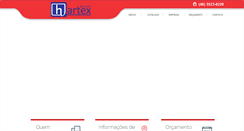 Desktop Screenshot of hartex.com.br