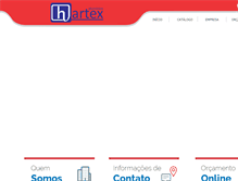 Tablet Screenshot of hartex.com.br